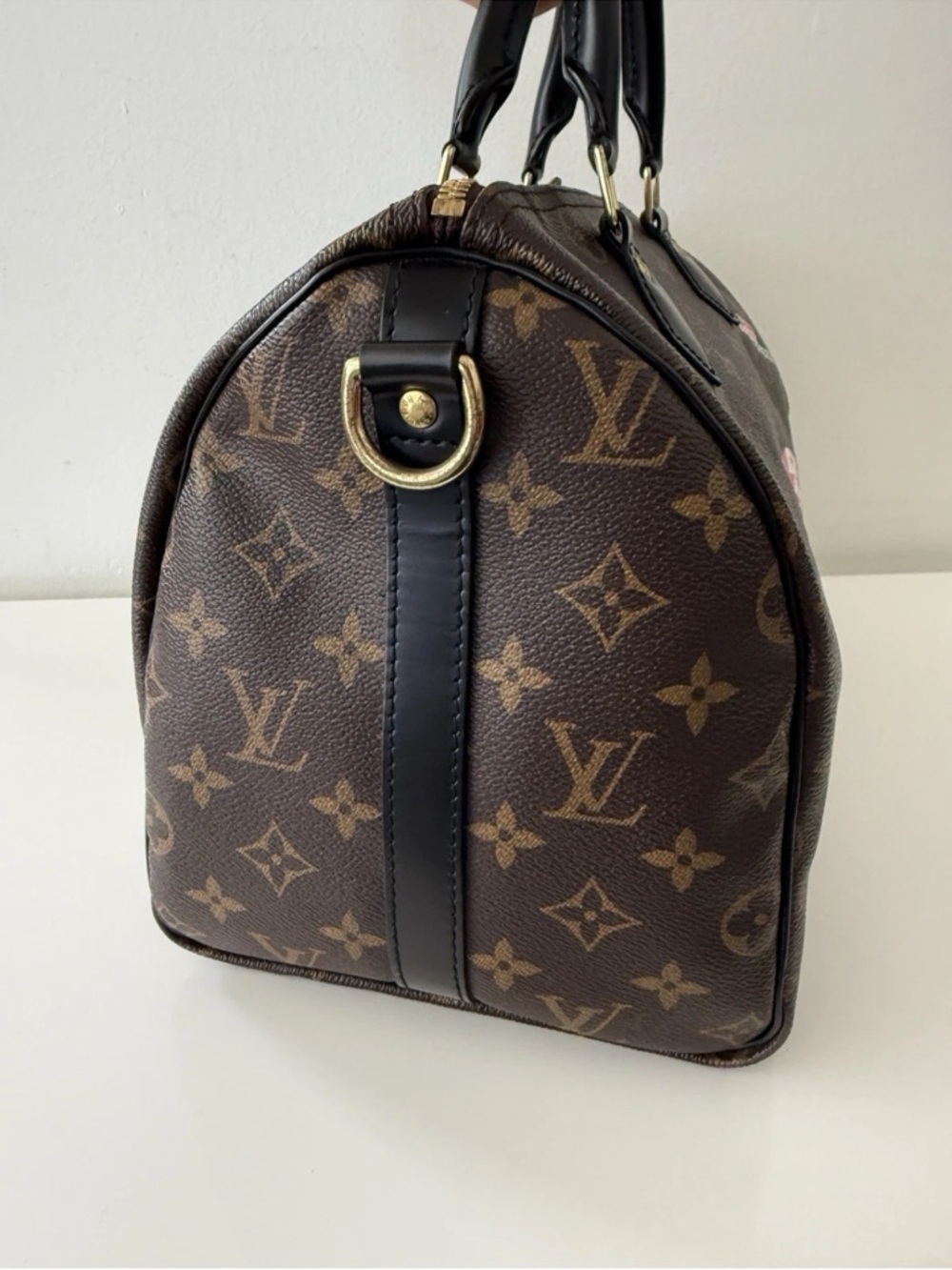 Louis Vuitton My World Tour Monogram Speedy Bandouliere 30 Canvas Bag Handbag - Picture 5 of 14